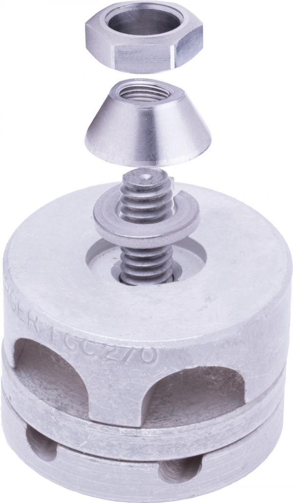 ※kkkHIGHER GROUND THE CRIMIE G.L.B. Fence Ground Clamps - Tamper Proof | Harger Lightning and Grounding