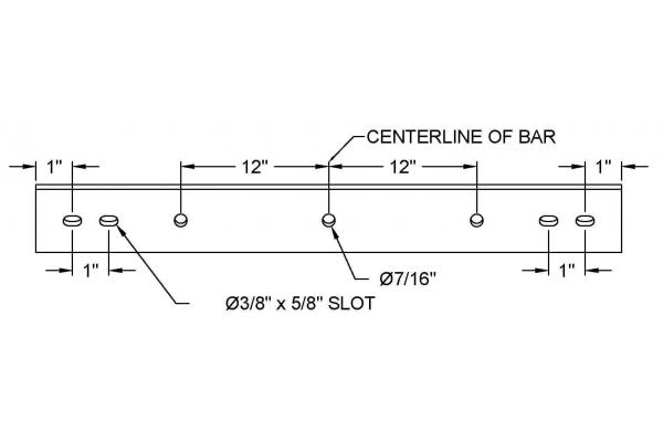 610 Raw Copper Bus Bar - Robbins Lightning